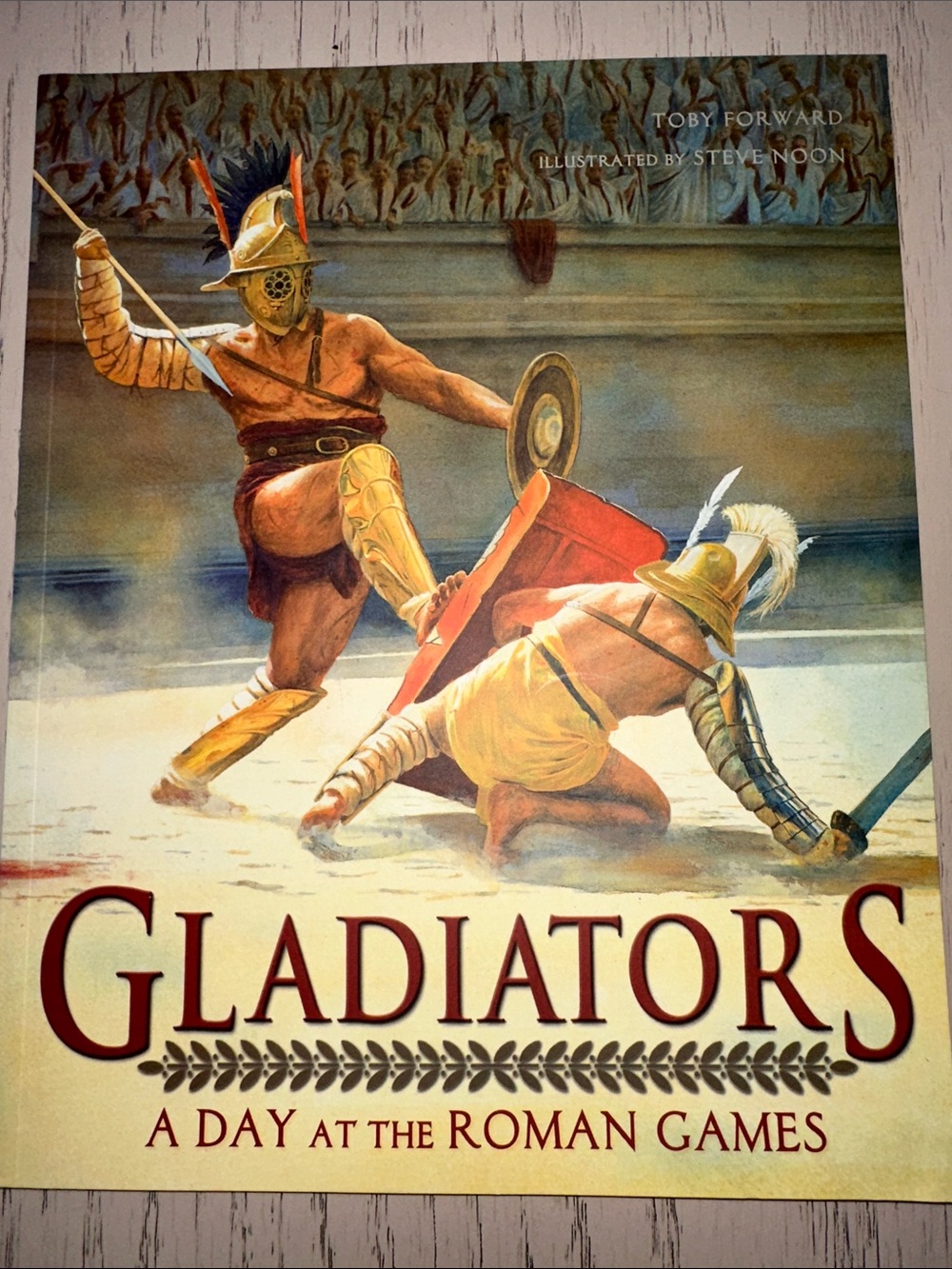 Realistic fiction Gladiators. A day at the Roman games